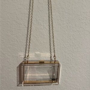Clear crossbody purse